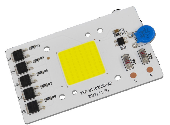 Biały kolor, pełne spektrum 20 W 30 W 50 W Wysoka moc AC 110 V 220 V 230 V Sterownik bezdotykowy Cob / DOB